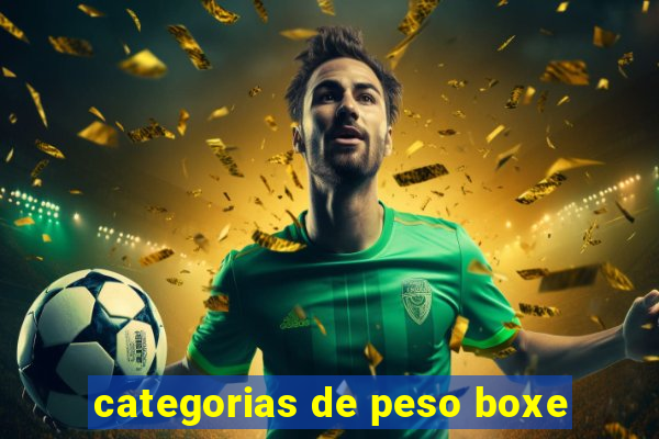 categorias de peso boxe